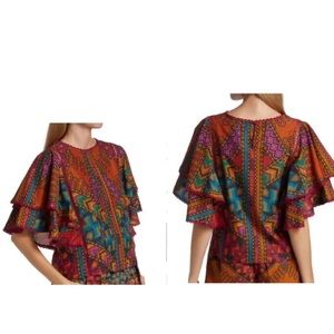 New Farm Rio Women’s Yawanawa Stripes Top - Size Medium